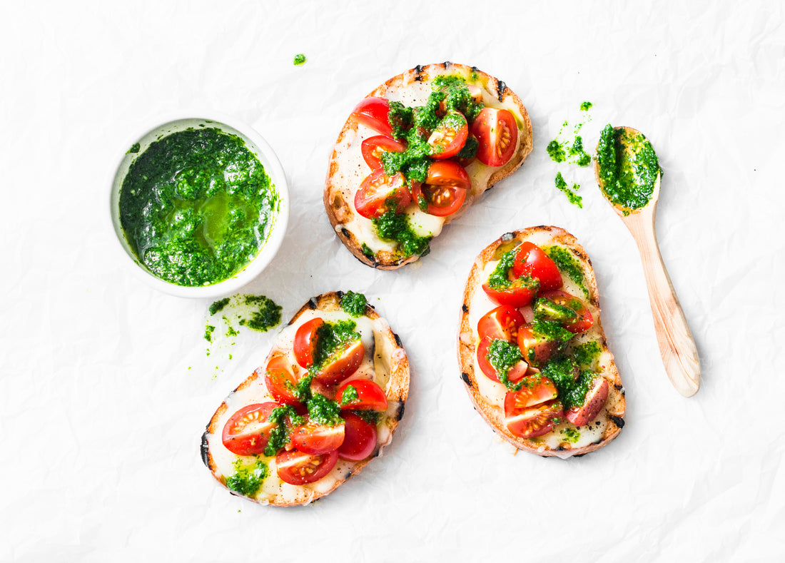 Pesto Crostini Bites