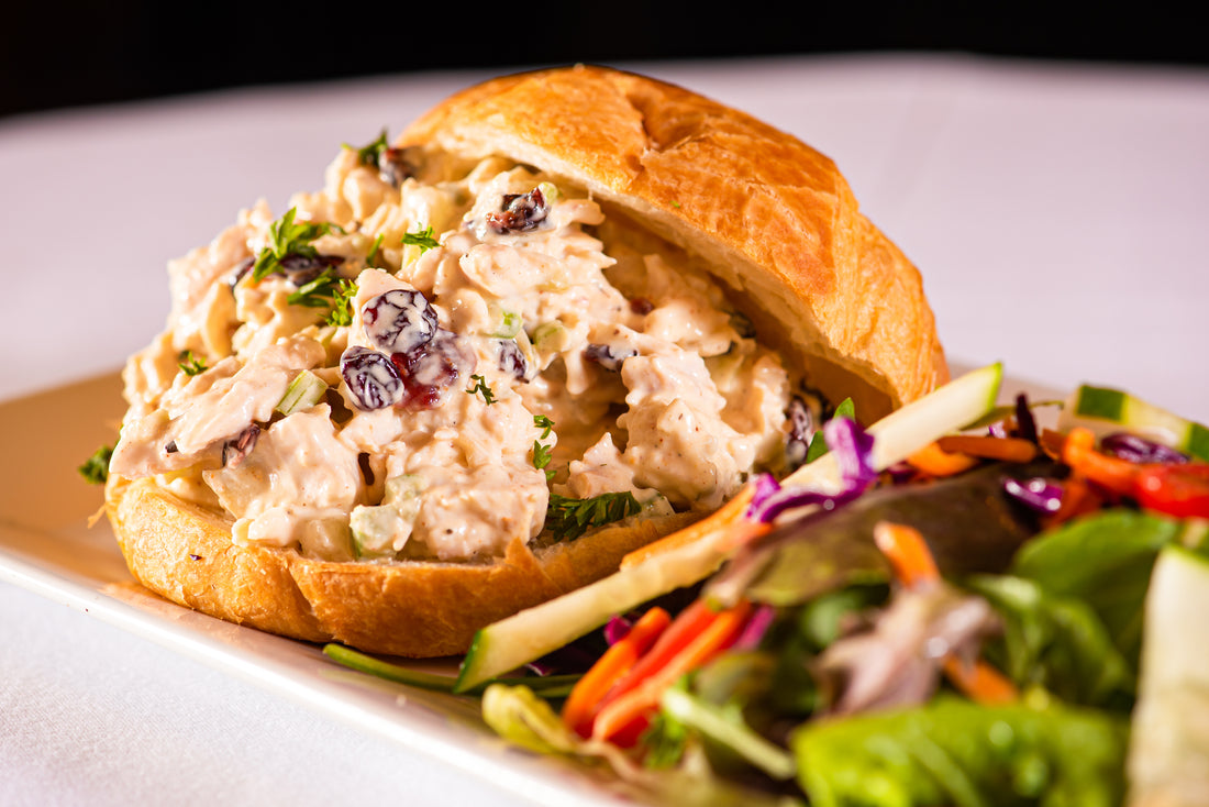 Rosemary Chicken Salad on Croissants